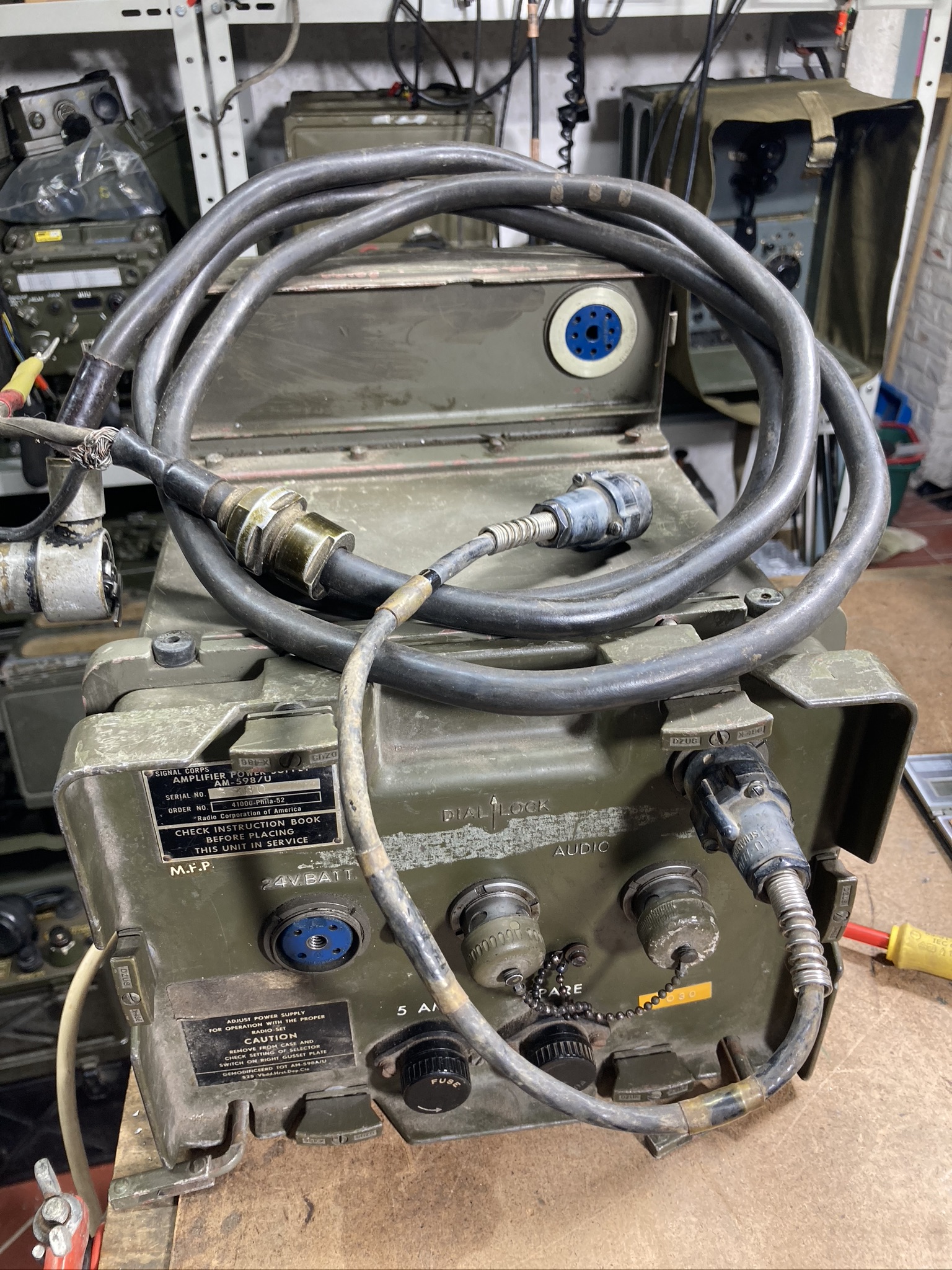 AM 598 Amplifier power supply 24 V USA tested